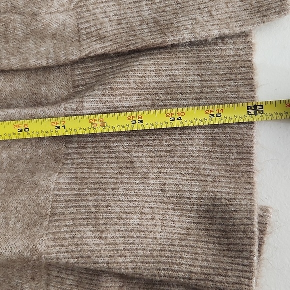 H&M Long Cardigan Sweater Size XS Tan - Picture 4 of 7